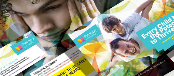 Adolescent Counseling & Mental Health Brochure, Postcard, Stationery, Poster and Flyer & Ads Designs